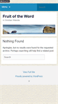 Mobile Screenshot of fruitoftheword.com