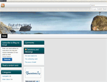 Tablet Screenshot of fruitoftheword.com